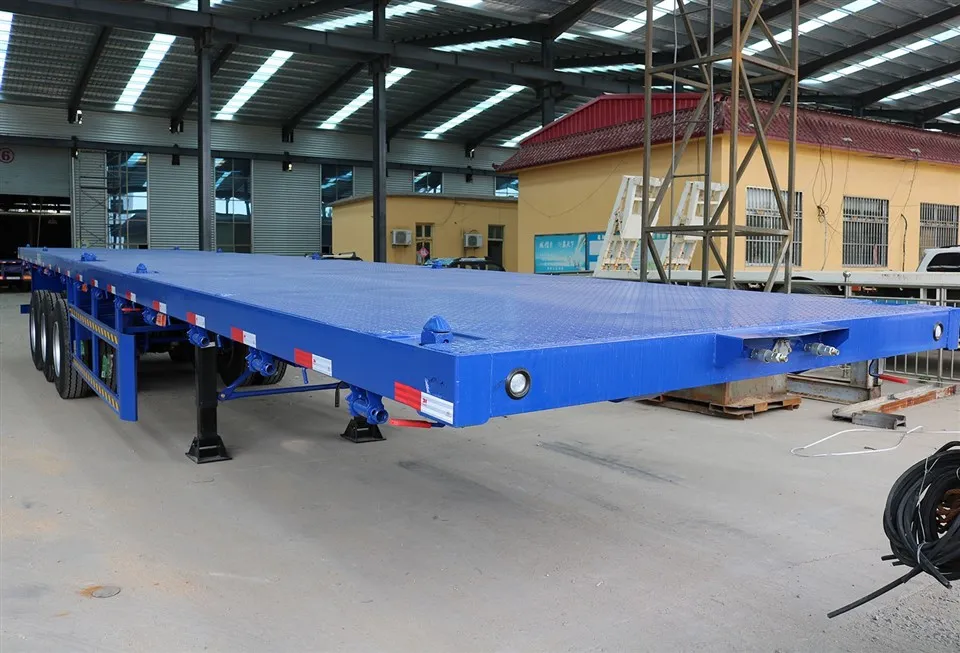 3 Axle 40ft Flatbed Trailers For Sale